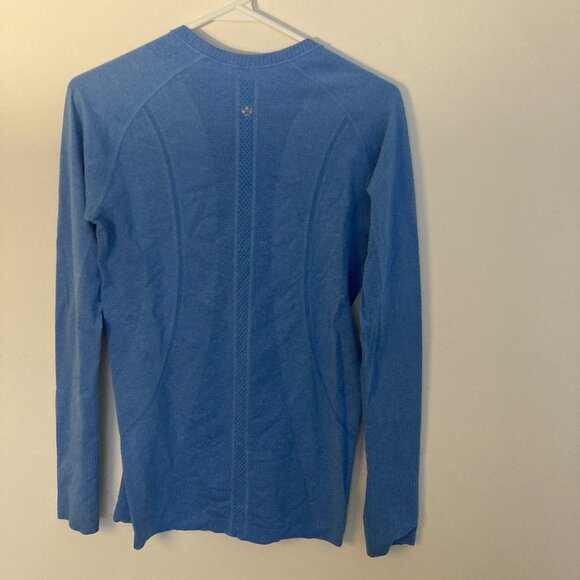 Lululemon Swiftly Tech Long Sleeve Crew *SW 2017 Seawheeze Size 8 - Picture 5 of 6